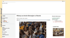 Desktop Screenshot of gimnazjum-slawno.pl
