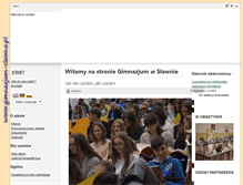 Tablet Screenshot of gimnazjum-slawno.pl